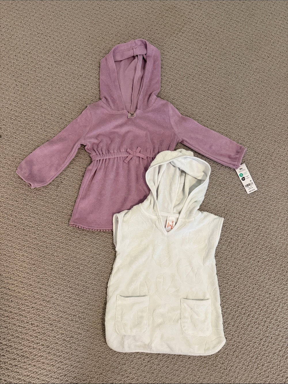 Lot of 2 toddler swim cover-ups